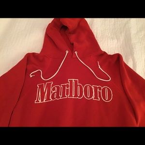 Hanes Sweaters - VINTAGE Marlboro Cigarettes Large Hoodie Hanes Sweaters - VINTAGE Marlboro Cigarettes Large Hoodie